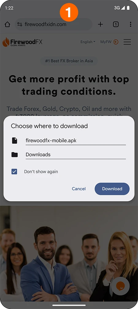 FirewoodFX Android App Installation Steps